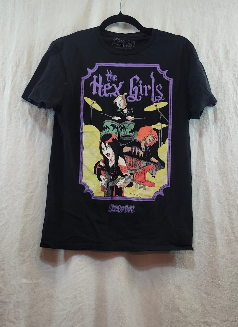 Scooby Doo Hex Girls sz Small Black T shirt